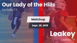 Matchup: Our Lady of the Hill vs. Leakey  2018