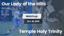 Matchup: Our Lady of the Hill vs. Temple Holy Trinity 2018