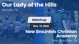 Matchup: Our Lady of the Hill vs. New Braunfels Christian Academy 2020