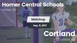 Matchup: Homer Central vs. Cortland  2017