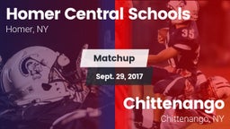 Matchup: Homer Central vs. Chittenango  2017