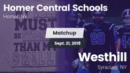 Matchup: Homer Central vs. Westhill  2018