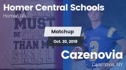 Matchup: Homer Central vs. Cazenovia  2018