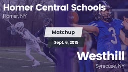 Matchup: Homer Central vs. Westhill  2019