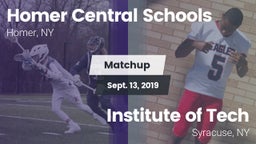Matchup: Homer Central vs. Institute of Tech  2019