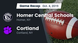 Recap: Homer Central Schools vs. Cortland  2019