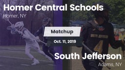 Matchup: Homer Central vs. South Jefferson  2019