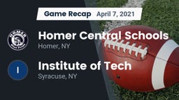 Recap: Homer Central Schools vs. Institute of Tech  2021