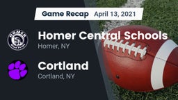 Recap: Homer Central Schools vs. Cortland  2021