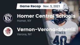 Recap: Homer Central Schools vs. Vernon-Verona-Sherrill  2021