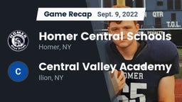 Recap: Homer Central Schools vs. Central Valley Academy 2022