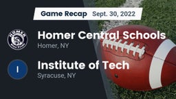 Recap: Homer Central Schools vs. Institute of Tech  2022