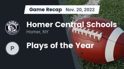 Recap: Homer Central Schools vs. Plays of the Year 2022