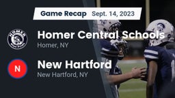 Recap: Homer Central Schools vs. New Hartford  2023