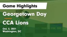Georgetown Day  vs CCA Lions Game Highlights - Oct. 3, 2021