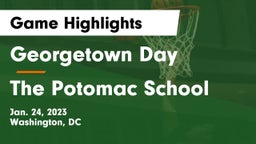 Georgetown Day  vs The Potomac School Game Highlights - Jan. 24, 2023