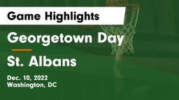 Georgetown Day  vs St. Albans  Game Highlights - Dec. 10, 2022