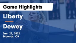 Liberty  vs Dewey  Game Highlights - Jan. 22, 2022