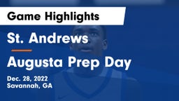 St. Andrews  vs Augusta Prep Day  Game Highlights - Dec. 28, 2022