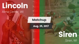 Matchup: Lincoln vs. Siren  2017