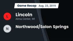 Recap: Lincoln  vs. Northwood/Solon Springs 2019