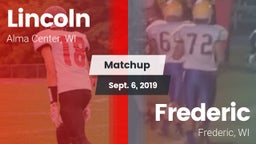 Matchup: Lincoln vs. Frederic  2019