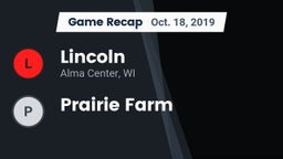 Recap: Lincoln  vs. Prairie Farm 2019