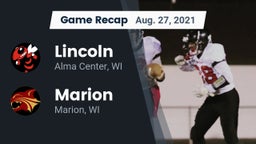 Recap: Lincoln  vs. Marion  2021