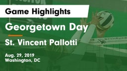 Georgetown Day  vs St. Vincent Pallotti  Game Highlights - Aug. 29, 2019