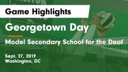 Georgetown Day  vs Model Secondary School for the Deaf Game Highlights - Sept. 27, 2019