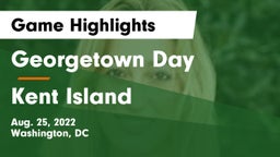 Georgetown Day  vs Kent Island  Game Highlights - Aug. 25, 2022