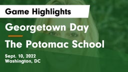 Georgetown Day  vs The Potomac School Game Highlights - Sept. 10, 2022
