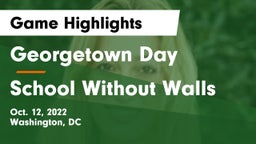 Georgetown Day  vs School Without Walls Game Highlights - Oct. 12, 2022