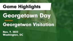 Georgetown Day  vs Georgetwon Visitation Game Highlights - Nov. 9, 2022