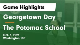 Georgetown Day  vs The Potomac School Game Highlights - Oct. 3, 2023