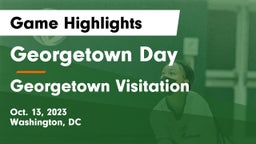 Georgetown Day  vs Georgetown Visitation Game Highlights - Oct. 13, 2023