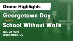 Georgetown Day  vs School Without Walls Game Highlights - Oct. 20, 2023