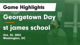 Georgetown Day  vs st james school Game Highlights - Oct. 25, 2023