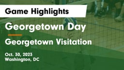 Georgetown Day  vs Georgetown Visitation Game Highlights - Oct. 30, 2023
