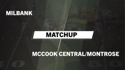Matchup: Milbank vs. McCook Central/Montr 2016