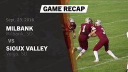 Recap: Milbank  vs. Sioux Valley 2016