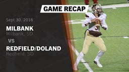 Recap: Milbank  vs. Redfield/Doland  2016