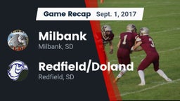 Recap: Milbank  vs. Redfield/Doland  2017