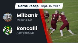 Recap: Milbank  vs. Roncalli  2017
