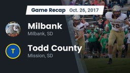 Recap: Milbank  vs. Todd County  2017