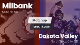 Matchup: Milbank vs. Dakota Valley  2019