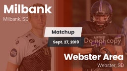 Matchup: Milbank vs. Webster Area  2019