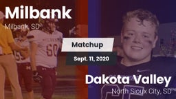 Matchup: Milbank vs. Dakota Valley  2020