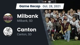 Recap: Milbank  vs. Canton  2021