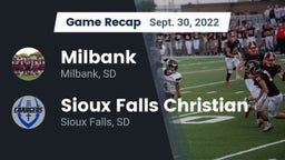 Recap: Milbank  vs. Sioux Falls Christian  2022